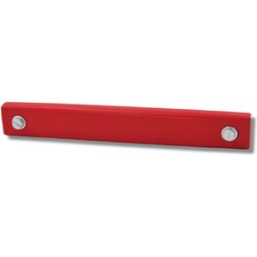 Premium Red Rubber Coated Bar Magnet - Demo License Plate Holder with Hardware (1 Pack)