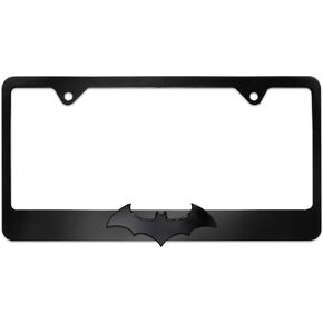 Batman Black Bat Black License Plate Frame