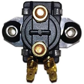 Starter Relay Solenoid Switch Assembly for Yamaha Outboard 25, 30, 40 HP 12 Volts 4 Terminals Replaces Yamaha 65W-81941-00 and Mercury 89-818997A1 / 89-818997A2 / 89-818997T1 / 89-818998A1
