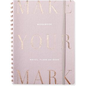 Fringe Studio Standard Black Semi-Concealed Notebook, Faux Leather (199009)