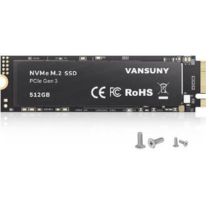 Vansuny 2TB SATA III SSD Internal Solid State Hard Drive 2.5" Internal Drive Advanced 3D NAND Flash Up to 500MB/s SSD Hard Drive for PC Laptop Desktop