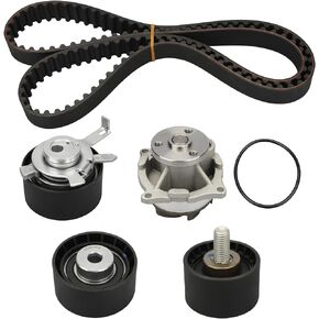 DRIVESTAR Engine Timing Belt Kit with Water Pump 2001 2002 2003 2004 for Ford Escape 2000-2004 Focus for Mazda Tribute 2.0L