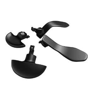 Metal Back Paddles for PS5 Edge Controller, 4PCS Back Buttons for PS5 Dual Sense Edge Game Controller, Paddles Trigger Buttons Replacement Accessories (Gunmetal)