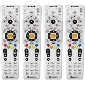 4 Pack Remote Controls DirecTV RC66RX RF (Remote Control's Replaces RC65RX)