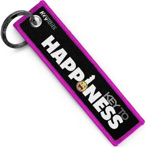 KEYTAILS Keychains, Premium Quality Key Tag for Motorcycle, Car, Scooter, ATV, UTV [Key to Happiness] in Saudi Arabia