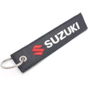 Motorcycle Key Tag Embroidered Keychain Key Ring Motorcycles Bike Biker Key Chain Accessories for Suzuki GS1200SS GSR400 GSX125 150 250 KATANA R GW250 SV650 TL1000