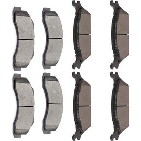 OCPTY Ceramic Brakes Pads, Quick Stop Front Rear Brake Pad fit for 2012-2019 for Ford F-150