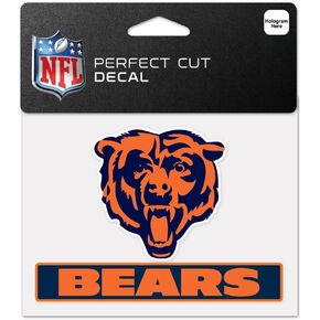 NFL Chicago Bears WCR47941014 Perfect Cut Color Decal, 4.5" x 5.75" in Saudi Arabia