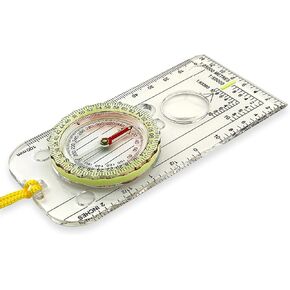 Orienteering Compass Hiking Backpacking Compasses - Professional Portable Military Compass for Navigation and Map Reading