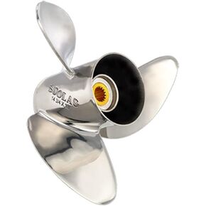 Solas 3451-139-19 HR Titan 3 Stainless Steel 3-Blade Propeller - RH, 13-7/8" Diameter x 19" Pitch