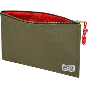 Rough Enough Important Document Organizer Holder Safe File Folder Bag Letter Size with Zipper for Office School College Teacher Art Supplies Canvas