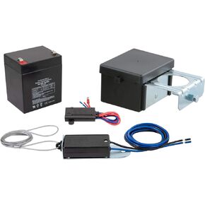 CURT 52028 Soft-Trac 2 Trailer Breakaway Switch Kit System with Battery and Charger , black