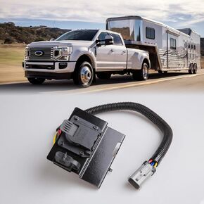 4 & 7 Pin Trailer Wiring Harness Plug For Ford F-250 Super Duty accessories Ford F-350 Super Duty accessories 2002 2003 2004 4.6L 5.4L 6.0L 6.8L 7.3L V8 V10 Replaces 2C3Z-13A576-DA 2C3Z13A576DA