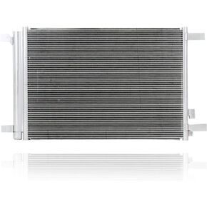 A/C Condenser - Pacific Best Inc. Compatible/Replacement for 4891 15-20 Audi A3/S3 Sedan, 15-20 A3 Cabriolet (A3CA) - With Receiver & Dryer
