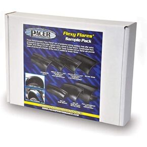 Pacer Performance 52-199 Flexy Flares Black Sample Flare Pack Rubber Fender Extension
