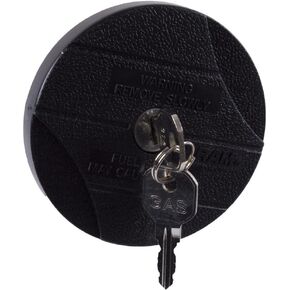 Omix-Ada | 17726.06 | Gas Cap, Locking, Black | OE Reference: 5350828 | Fits 1978-1990 Jeep CJ5 / CJ7 / CJ8 Scrambler / Wrangler YJ