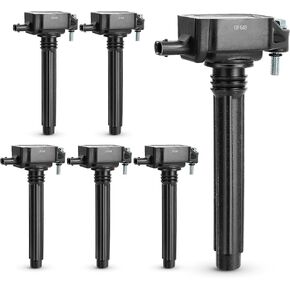 UF648 Ignition Coil Pack Compatible with Chrysler 200 300 TOWN & COUNTRY/Dodge Avenger Challenger Charger Durango Grand Caravan Journey/Jeep Wrangler/Ram 1500 2500 3500 Replace# C1791 UF648 (set of 6)
