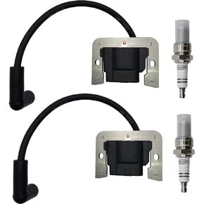 2Pcs 24 584 45-S Ignition Coil Fit for Kohler 2458401-S 24 584 01-S 2458445-S for CH18 CH20 CH22 CH23 CH620 CH640 CH670 CH674 CH680 CH730 CH740 CH750 CV17 CV18 CV20 SV710 SV715 SV720 Engine，