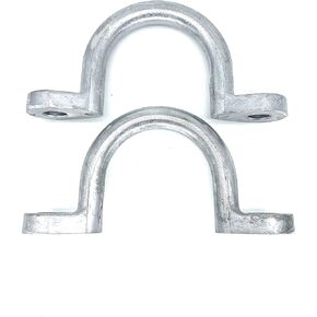 for Horse Trailer Ties Loop 2" I.D Aluminum Bolt-On Lashing Rope Horse Tie Down Ring (2 pcs) Horse Trailer Accessories tie Ring Down Blocker for Horses Parts and Rings Cross Ties