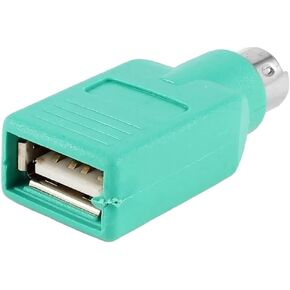 PS/2 to USB Female Connector, PS/2 Male Converter Changer Adapter for PC Computer Keyboard Mouse