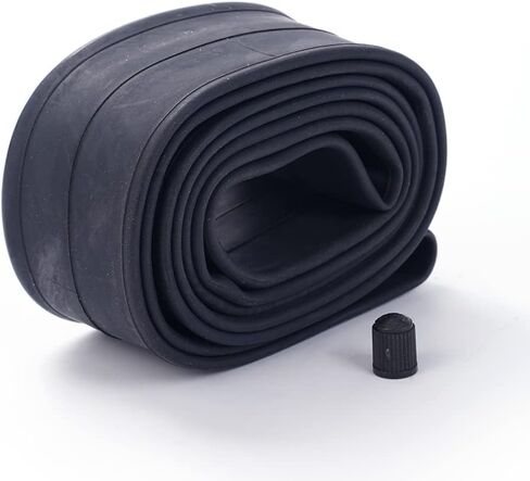 أنبوب دراجة مقاس 27.5 × 1.75/1.95/2.10/2.125 - أنبوب دراجة عالي التحمل - أنابيب داخلية مطاطية بوتيل سميكة ممتصة للصدمات - حماية مسطحة - يناسب إطارات دراجة مقاس 1.75-2.125 بوصة - صمام شريدر in Kuwait