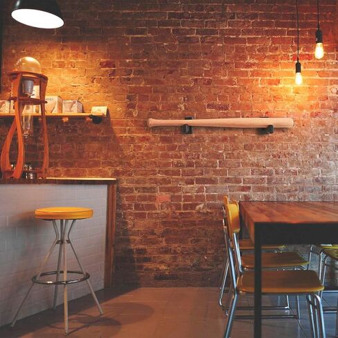 TESLYAR Baseball Softball Bat Rack Wood Felt Liner Wall Mount for Horizontal Display - Solid Ash Tree Hidden Screws Handmade Brown in Kuwait