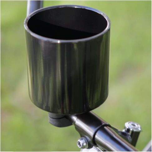 Deluxe Bike Bottle Holder – Universal, Stainless Steel Bike Cup Holder for Handlebars – For Vertical or Angled Bars & Drinks up to 48 Oz. – Stroller, Cruiser, & Ebike Accessories in Saudi Arabia