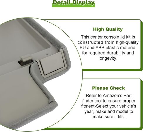 SCITOO Auto Beige Armrest Center Console Cover Replacement fit for 1999-2004 for BMW E46 3 Series in Saudi Arabia