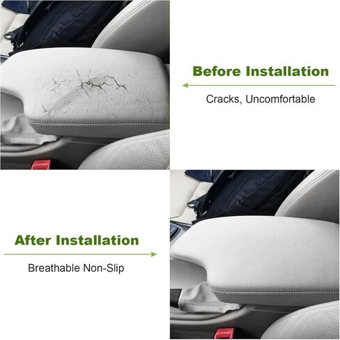 SCITOO Auto Beige Armrest Center Console Cover Replacement fit for 1999-2004 for BMW E46 3 Series in Saudi Arabia