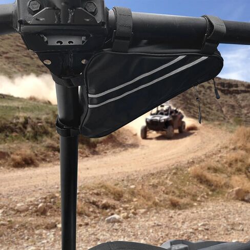 حقيبة تخزين مثلثة من SUNPIT UTV حقيبة تخزين سقفية عالمية متوافقة مع Polaris RZR Ranger Honda Talon Pioneer Kawasaki Mule Teryx All Side by Side(2014-2024)، حقيبة ملحقات UTV قطعة واحدة in Saudi Arabia