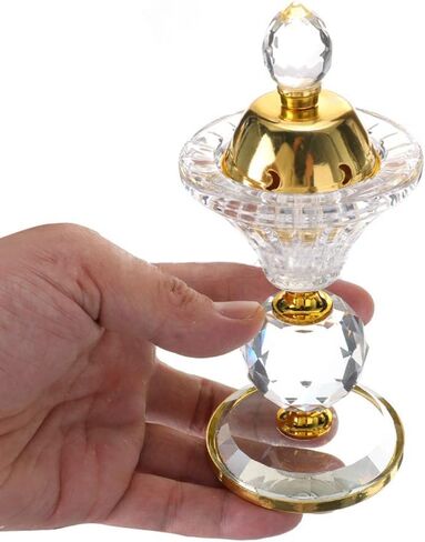 مبخرة كريستال، عود اللبان الروائح العلاجية، مبخرة بخور عربية، ديكور مكتب لليوجا والتأمل والمنتجعات الصحية (القمر) in Saudi Arabia