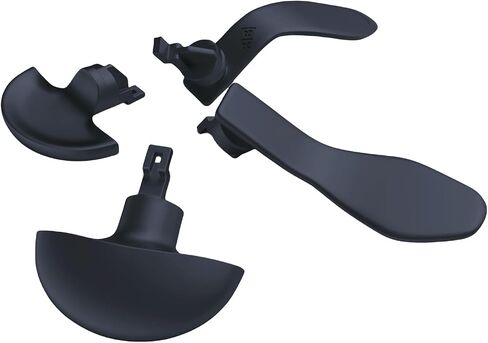 مجاذيف خلفية معدنية لوحدة تحكم PS5 Edge، 4 قطع أزرار خلفية لجهاز تحكم PS5 Dual Sense Edge، ملحقات بديلة لأزرار تشغيل المجاذيف (معدنية) in Saudi Arabia
