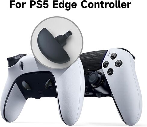 مجاذيف خلفية معدنية لوحدة تحكم PS5 Edge، 4 قطع أزرار خلفية لجهاز تحكم PS5 Dual Sense Edge، ملحقات بديلة لأزرار تشغيل المجاذيف (معدنية) in Saudi Arabia