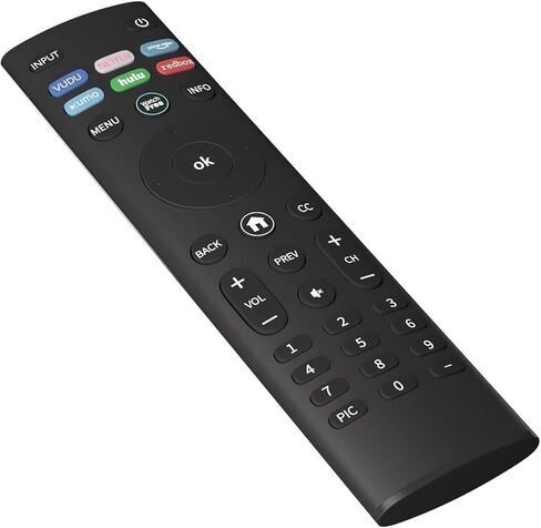 استبدال جهاز التحكم عن بعد للتلفزيون الذكي JRVV VIZIO XRT140، متوافق مع جميع سلسلة Vizio LED LCD HD 4K D E M P، ترقية جديدة للأشعة تحت الحمراء لجهاز التحكم عن بعد VIZIO العالمي، VUDU Netflix Prime XUMO hulu redbox in Kuwait