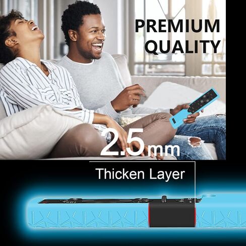 [2Pack] Silicone Protective Case for Newest Samsung Smart TV Solar Cell Remote Control 2022,for Samsung BN59-01385 BN59-01386 BN59-0139 Frame Remote Battery Back Covers Skin Holder-Glowblue Glowgreen in Kuwait