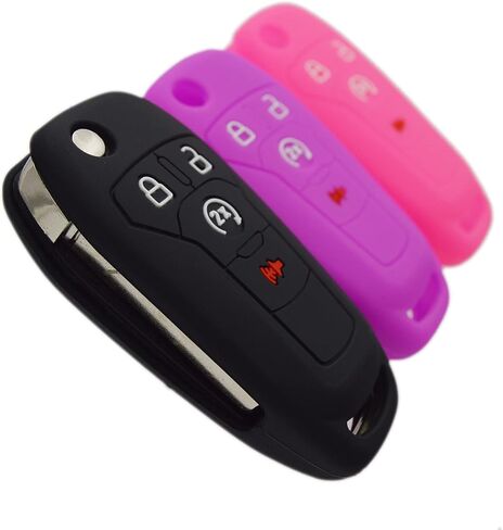 Silicone Key Fob Cover Remote Protector Compatible with Ford F150 F250 F350 F450 F550 Explorer Ranger Escape in Kuwait