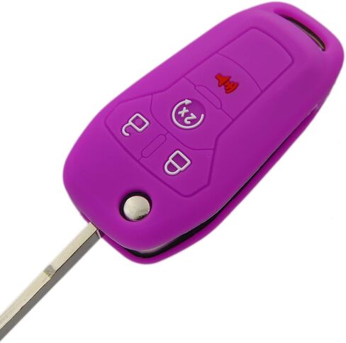 Silicone Key Fob Cover Remote Protector Compatible with Ford F150 F250 F350 F450 F550 Explorer Ranger Escape in Kuwait