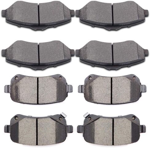 Ceramic Pads Kits,SCITOO 4pcs Rear Brakes Pads Set fit for Chrysler Town & Country,for Dodge Grand Caravan,Journey,for Ford Freestar,04-07 for Mercury Monterey,12 for Ram CV,09-12 for VW for Routan in Saudi Arabia