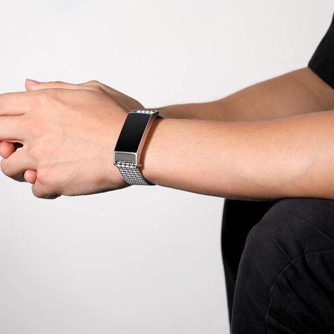 أربطة منسوجة من القماش من Witzon (عبوتان) متوافقة مع Fitbit Charge 4 / Charge 3 / Charge 3 SE، أحزمة معصم بديلة من القماش المسامي للنساء والرجال، مقاس صغير وكبير in Kuwait