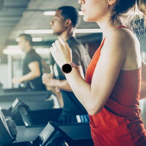 أحزمة متوافقة مع ساعة Garmin Vivoactive 4S 40 مم / Venu 2S/ Venu 3S الذكية، 18 مم سريعة الإصدار من السيليكون الناعم المطبوع بنمط لا يبهت، شريط بديل مطبوع عليه زهور لـ Garmin Vivomove 3S in Kuwait
