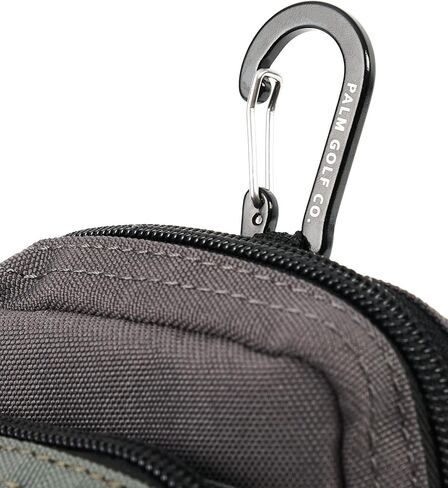 Palm Golf Rangefinder Utility & Valuables Bag with Clip, 900D Waterproof, Store extra Tees, Balls, Wallet, Keys (Aqua) in Kuwait