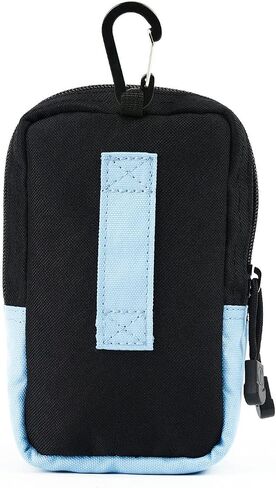 Palm Golf Rangefinder Utility & Valuables Bag with Clip, 900D Waterproof, Store extra Tees, Balls, Wallet, Keys (Aqua) in Saudi Arabia