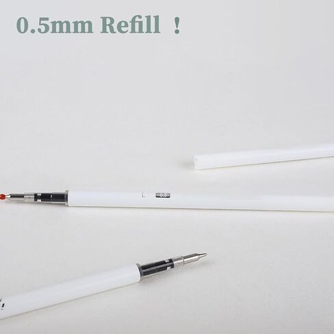 6 قطع من أقلام الجل القابلة للسحب، أقلام حبر سوداء للكتابة بسلاسة، نقطة دقيقة لطيفة 0.5 مم، أقلام جل كروية دوارة جمالية، سريعة الجفاف لمكتب المدرسة الخاص بالممرضات in Kuwait