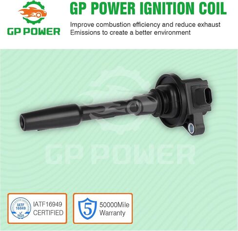 Ignition Coil Pack Set of 1 Compatible With Ford Mustang F-150 F150 5.0L V8 2018 2019 2020 Replacement For JE3E-12A366-AB UF835 DG565 in Saudi Arabia