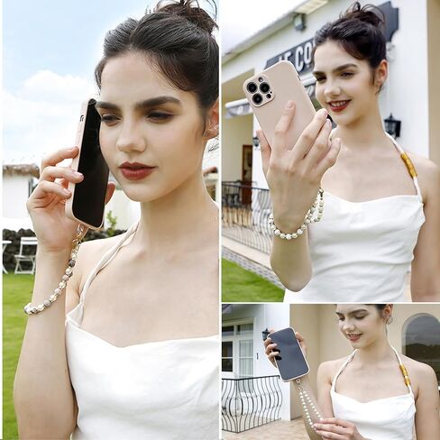 حزام معصم للهاتف مطرز بالرخام، حبل للهاتف المحمول قابل للفصل مع شريط حبل، مقبض سحري للهاتف قابل للتعديل للنساء in Kuwait