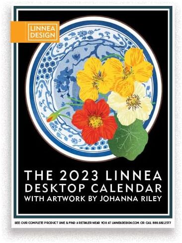تقويم سطح المكتب لعام 2023 مقاس 5 × 7 بوصات عمل فني من تصميم جوانا رايلي in Kuwait