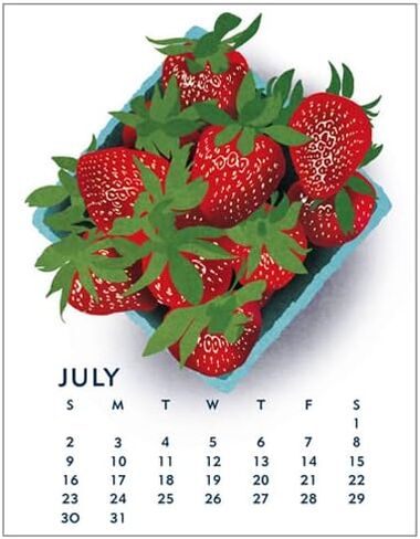 تقويم سطح المكتب لعام 2023 مقاس 5 × 7 بوصات عمل فني من تصميم جوانا رايلي in Kuwait