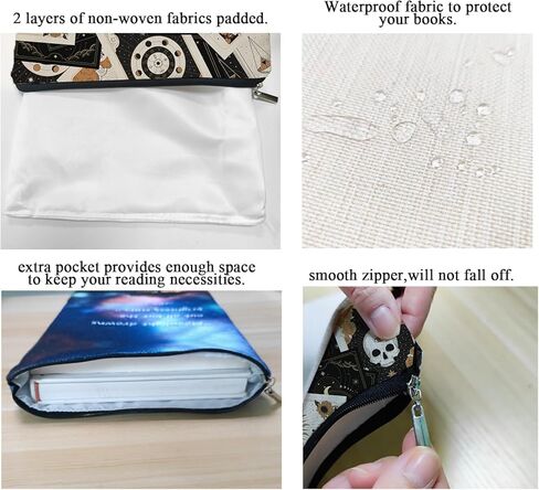 غلاف الكتاب، غلاف الكتاب مع سحاب، غلاف الكتاب للقراءة، هدية قارئ الكتب، هدية كتاب هدية لنادي الكتب، حقيبة هدية لأمين المكتبة، أغطية الكتب الورقية 6JB015 in Kuwait