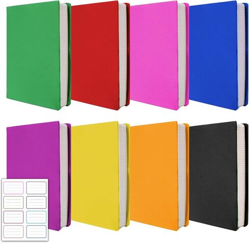 8 عبوات من أغطية الكتب الضخمة، وأكمام كتب قابلة للتمدد للكتب المدرسية بأغلفة صلبة يصل حجمها إلى 9 × 12 بوصة، وأغطية كتب مدرسية قابلة لإعادة الاستخدام وقابلة للغسل وواقية لأطفال المدارس والأولاد والبنات. in Kuwait