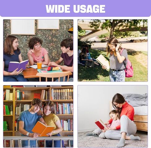 8 عبوات من أغطية الكتب الضخمة، وأكمام كتب قابلة للتمدد للكتب المدرسية بأغلفة صلبة يصل حجمها إلى 9 × 12 بوصة، وأغطية كتب مدرسية قابلة لإعادة الاستخدام وقابلة للغسل وواقية لأطفال المدارس والأولاد والبنات. in Kuwait